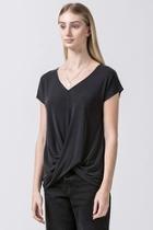  V-neck Twist Tee