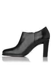  Leela Black Leather Heel