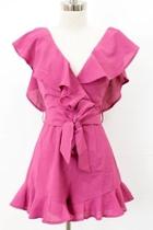  Berry Frilly Romper