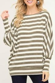  Striped Dolman Tunic