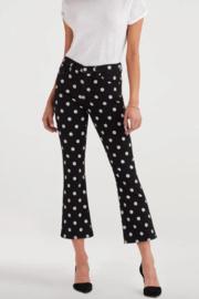  High Waist Slim Kick Jeans