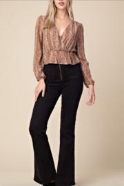  Xfront Snake Blouse