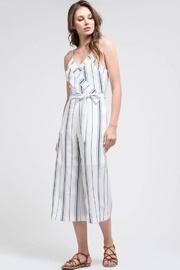  Stripe Crop Jumpsuit
