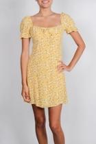  Mustard Floral-bralette Summer-dress
