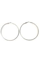  Large White-gold Hoops