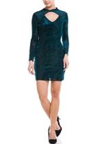 Keyhole Burnout Dress
