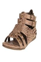  Distressed Woven Sandal