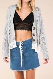  Open-weave Cardigan