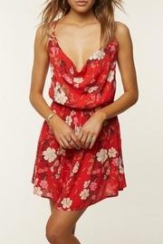  Cowl-neck Aloha Dress