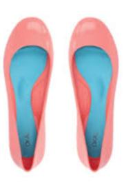  Taylor Ballet Flats-coral Sz 6