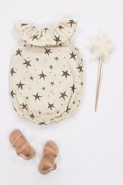  Stars Ruffle Collar Romper