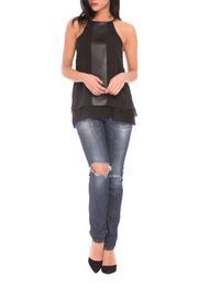  Melissa Pleather Top