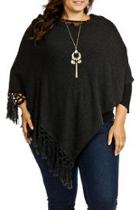  Plus-size Cashmere Poncho