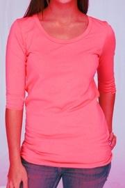  Coral Scoop Tee