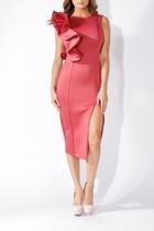  Techno Ruffled Dress
