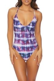  Purple Tie-dye Swimsuit