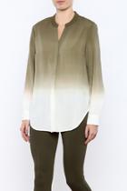  Olive Ombre Blouse