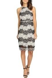  Two Tone Embroidered Dress