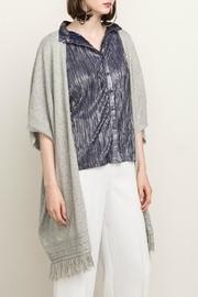  Grey Fringe Cardigan