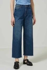  Wide Cropped Jeans