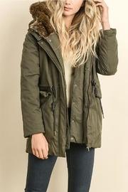  Olive Hooded Parka