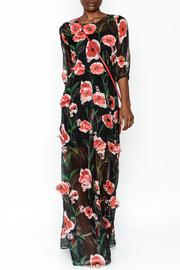  Embellished Mesh Maxi Dress