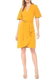  Crepe Faux-wrap Dress