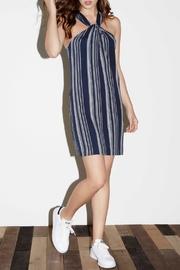  Crossover Halter Dress