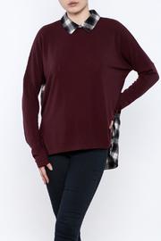  Plaid Shirt With Collar