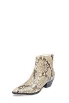  Cafe Snakeskin Bootie