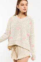  Heart Popcorn Sweater