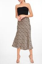  Rachel Leopard Midi-skirt