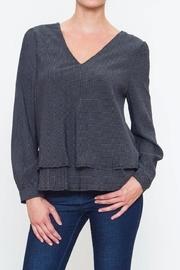  Layered V Neck Blouse
