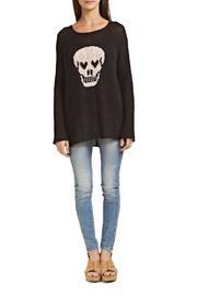  Skull Raglan Crewneck