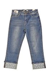  Pearl Cuff Capris