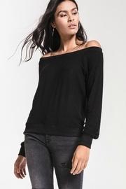  Black Shoulder Sweater