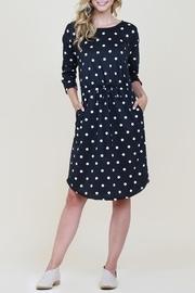  Self-tie/polka Dot Dress