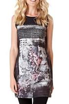  Digital Print Dress