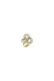 Pave Swirl Ring