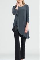  Faux-pull Tie Tunic
