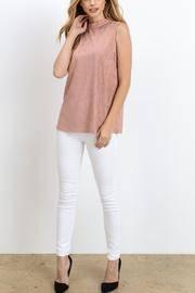  Suede Crochet Tank