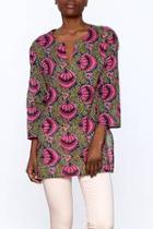  Pink Printed Tunic