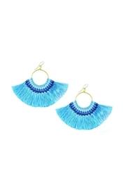  Blue Fan Earrings