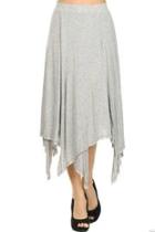  Asymmetrical Hem Skirt