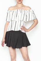  Tiered Stripe Top