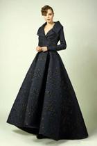  Long-sleeve Ball Gown