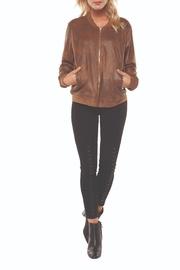  Vegan Leather Bomber