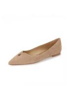 Nude Pointed Toe Flat