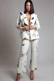  Floral Blazer Pant-set