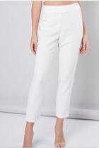  White Ankle Pants